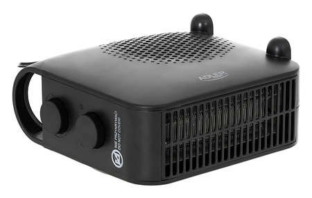 Termowentylator ADLER AD 7725w, z regulacją siły nadmuchu, biały