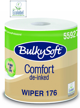 Czyściwo w rolce BulkySoft 176m 2w celuloza białe