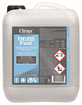 Koncentrat do mycia i dezynfekcji CLINEX Dezofast 5L, bakteriobójczy