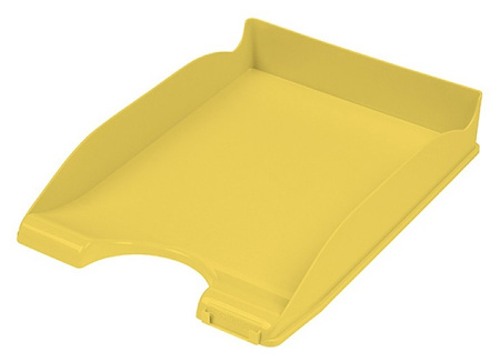 Szufladka na biurko DONAU LIFE, polistyren, pastel, żółta