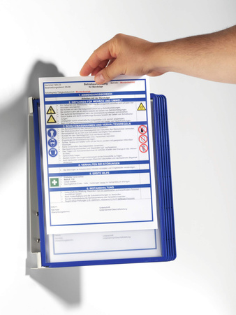 Panele prezentacyjne Durable Vario Wall 5 (na ścianę) granatowe