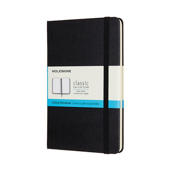 Notatnik Moleskine Classic M (11.5x18cm) kropki czarny