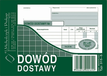 DOWÓD DOSTAWY A5 (WIELOKOPIA)