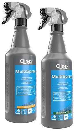 Uniwersalny spray CLINEX Multi Spray, myjący, Mango, 1l