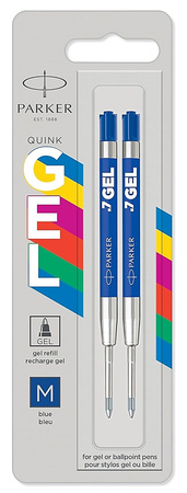Wkłady żelowe Parker Quink Gel M niebieske