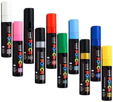 Marker z farbą plakatową Uni POSCA PC-17K 15mm jas