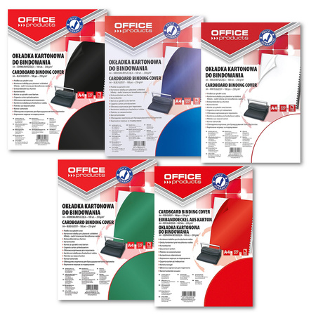 Okładki do bindowania Office Products Chromo A4 białe (100)