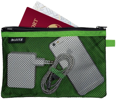 Saszetka Leitz Wow 15x23cm 2 kieszonki zielona