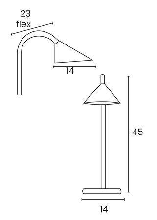 Lampka na biurko Unilux Sol Led czarna