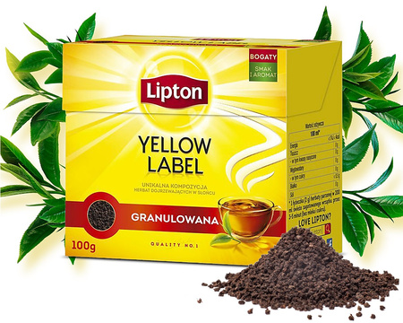 Herbata Lipton Yellow Label 100g granulowana