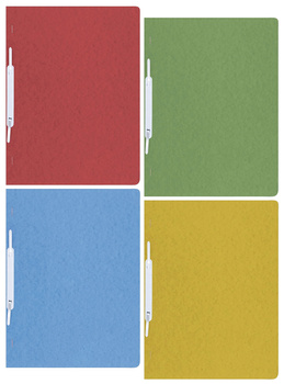 Skoroszyt DONAU, preszpan, A4, twardy, 390gsm, niebieski