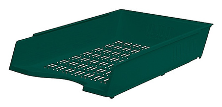 Szufladka na biurko DONAU, polistyren, A4, ażurowa, bordowa