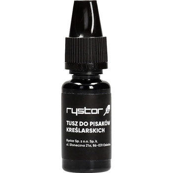 Tusz kreślarski Rystor 10ml czarny