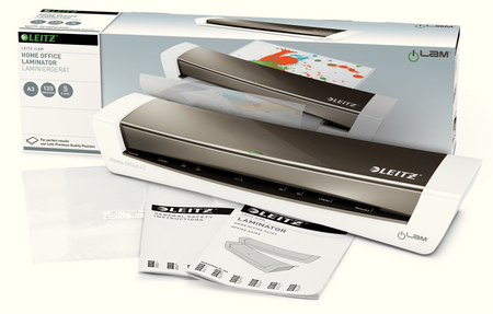 LAMINATOR LEITZ ILAM HOME OFFICE A3 SZARY