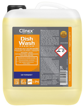Płyn myjący do zmywarek CLINEX DishWash Premium, 5l