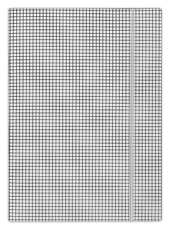 Teczka kartonowa z gumką Donau A4/400g w kratę czerwona