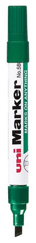 Marker permanentny Uni No.580B ścięty zielony