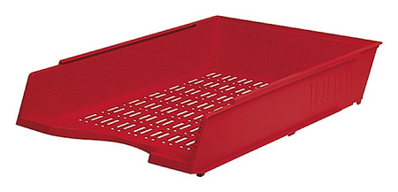 Szufladka na biurko DONAU, polistyren, A4, ażurowa, niebieska