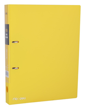 Segregator ringowy Deli Rio A4/37mm żółty