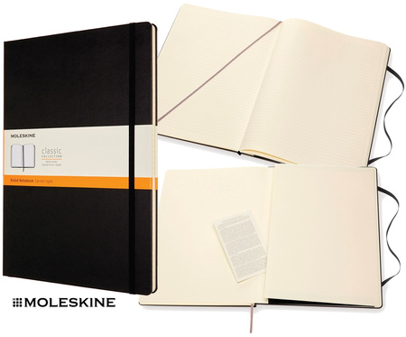 Notatnik Moleskine Classic A4 (21x29.7cm) linia czarny