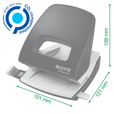 Dziurkacz Leitz Nexxt Recycle 5003 zielony