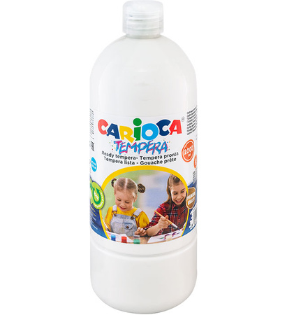 Farba tempera Carioca 1000ml biała