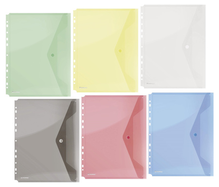 Teczka kopertowa wpinana Donau A4 niebieska