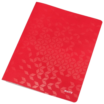 Skoroszyt kartonowy Leitz Wow A4 czerwony
