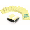 Karteczki Post-it Z-Notes 76x76mm (R330-18) (+ podajnik) żółte (12x100)