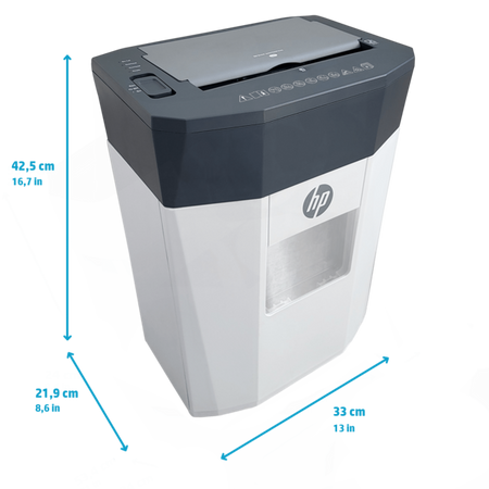 NISZCZARKA HP ONESHRED AUTO 80CC BIAŁO-SZARA