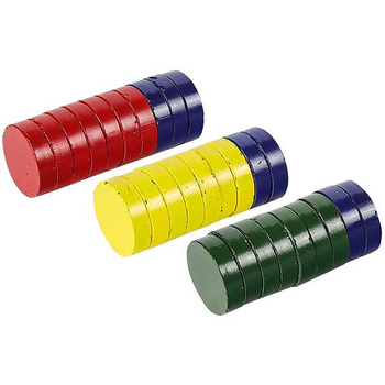 Magnesy do tablic Fandy śr.20mm mix kolorów (28)