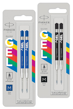 Wkłady żelowe Parker Quink Gel M czarne