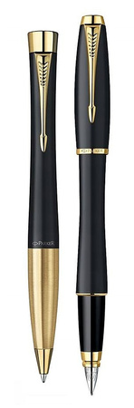 Pióro wieczne i długopis Parker Urban Muted Black GT