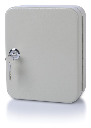 Szafka na klucze DONAU, na 20 kluczy, 200x160x80mm, szara