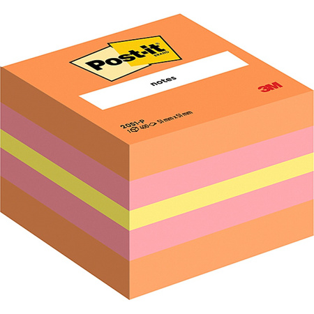 Karteczki Post-it 51x51mm (2051P) różowe (400)