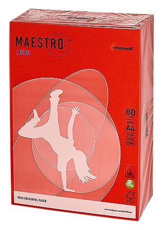 Papier Maestro Color A4/80g Intens ciemnozielony (500)