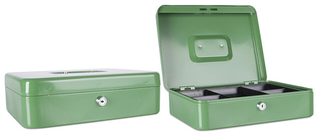 Kasetka na pieniądze Donau 300x90x240mm zielona