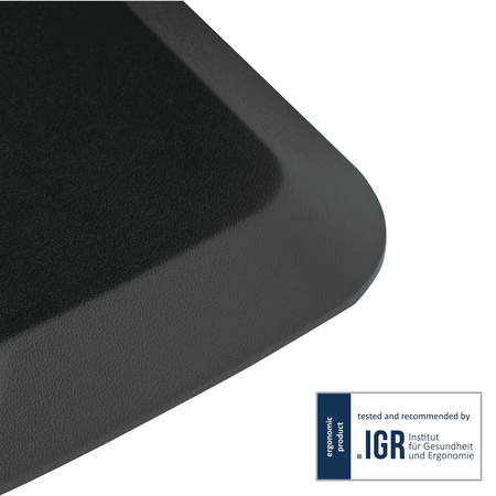 Mata do pracy stojącej Leitz Ergo Cosy aksamitny szary