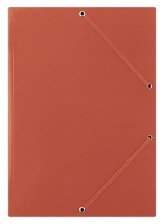 Teczka kartonowa z gumką Donau A4/400g żółta