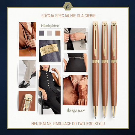 Długopis Waterman Hémisphere GT Copper Red