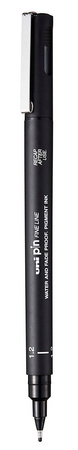 Cienkopis kreślarski Uni Pin-200 1.2mm czarny