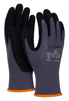 Rękawice Donau Safety Flex rozm.10 szare