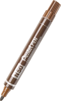 MARKER PERMANENTNY PENTEL N50 BRĄZOWY