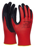 Rękawice Donau Safety Super Latex rozm.7 czerwone