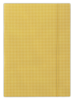 Teczka kartonowa z gumką Donau A4/400g w kratę pomarańczowa