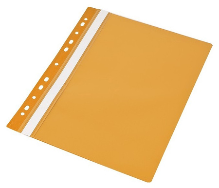 Skoroszyt wpinany MyOffice A4 PCV żółty (20)