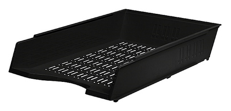 Szufladka na biurko DONAU, polistyren, A4, ażurowa, zielona