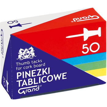 Pinezki do tablic Grand mix kolorów (50)