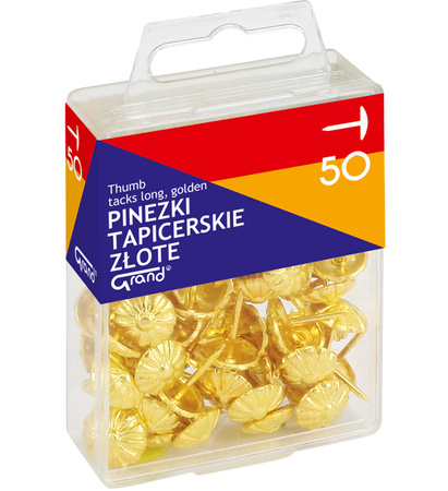 PINEZKI TAPICERSKIE ZŁOTE (50)