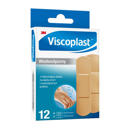 Zestaw Plastrów Viscoplast wodoodporne (12)